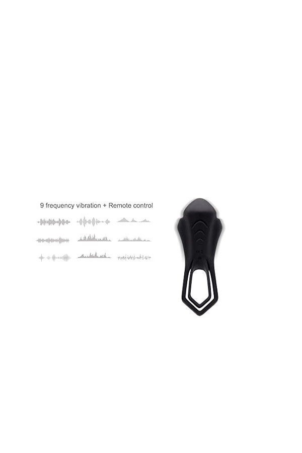 Anneau penien avec Anneau testiculaire pour homme avec erection plus durable,double Anneau penien rechargeable vibrant sans f