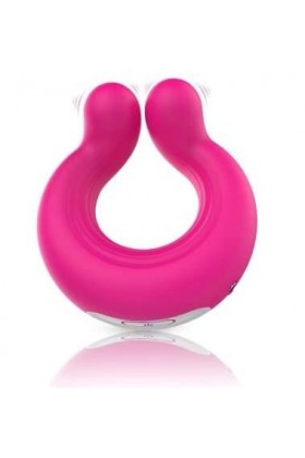 Anneau Penien Vibrant Telecommande à Distance,Anneau Vibrant pénis Bague de Retard Masculin Anneaux Penien Homme Couple