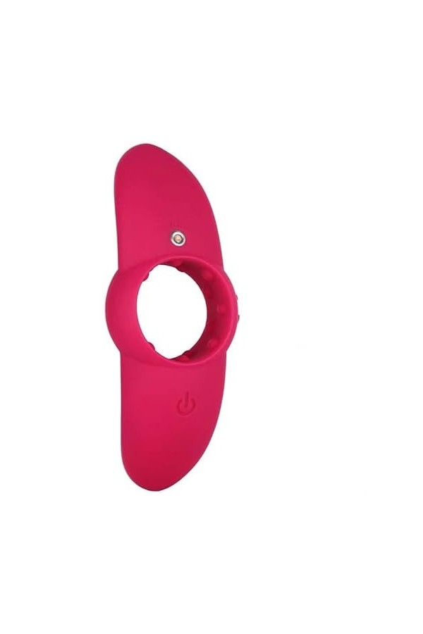 EsHals Anneau Vibrant Pe?Nis,Anneau de P-Ê?Is En Siliccouple Multi Vitesses T-Shirt Vibrant Cli-Toris Anneau de Massage Charg