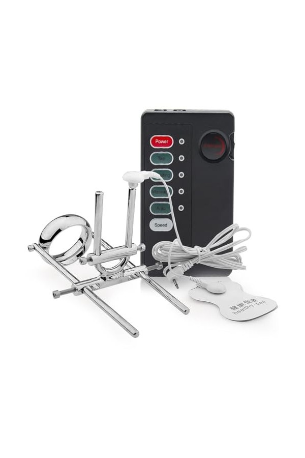 Entraînement par choc électrique pour homme, anneau de pénis amélioré, civière, racine, anneau de coq, Patch de Massage, joue