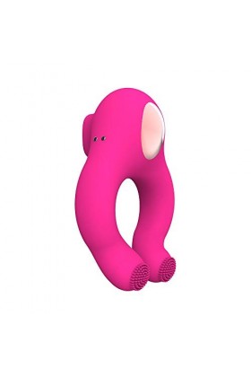 Anneau De P-ÊŇIs en Silicone Couple Multi Vitesses Vibrant Cli-Toris Anneau De Massage Charge USB Étanche, Anneau De Retardé 