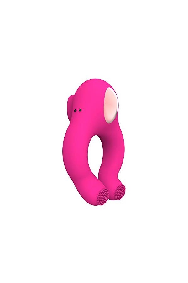 Anneau Vibrant Pénis Feminin Masculin Anneau Pens Homme,pour le plaisir etanche Silicone Anneau Homme Bague reglable Doux po