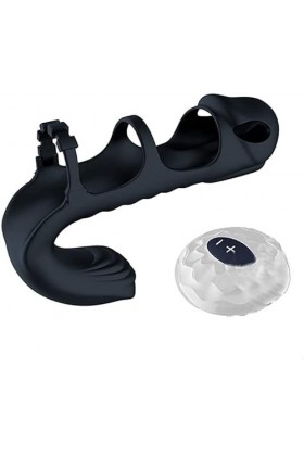 Double Anneaux Penien Anneau Vibrant Double Annｅau Vîbrant PｅnIS pour Couple Homme Pｅnien Rｅtardatｅur Vibromassｅur Annｅau Mas