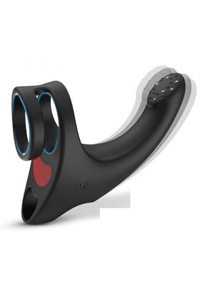 Anneau De P-ÊŇIs En Silicone VibrAnt Anneau De Retard Pour Hommes Anneau De Massage Étanche,Adapté Pour Un Couple DexerciceA