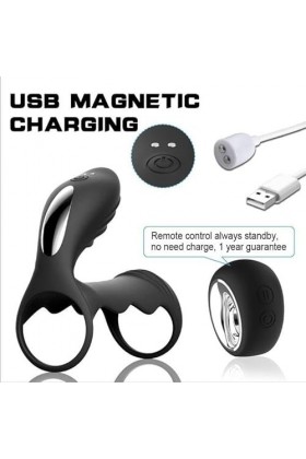 EsHals Triangle Anneaux Pénis,Penise Pour Homme 1 Pièce Silicanneaux Péniens T-Shirt Exercice Retardéft510