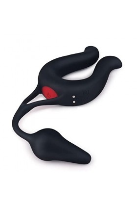 Anneau Vibrant P-ÊŇIs en Silicone Premium Vitesses T-Shirt Vibrant Cli-Toris Anneau De Massage Charge USB Étanche,Adapté pour