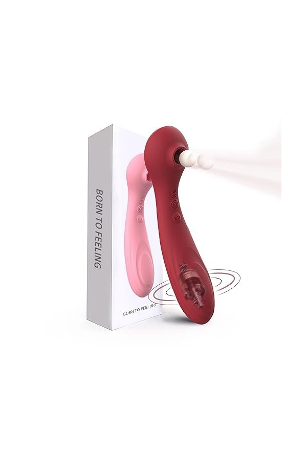 Seababy Sèxtôyse Couple Plaîsir Femme Masseur portable Vîbrømásseúrs Fẹmînin Clìtøridîén avec 10 * 10 modes de réglage Ġödê F