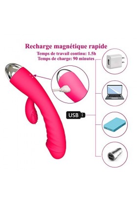 Vibrømasseúrs 100% étanche, Sēxtôyse Femme Vìbrant Šèẋ Tôýs Feṃṃe Sèxtôysë Coúplë Plaisir, Portable, Vibromásseurs Fēminin S