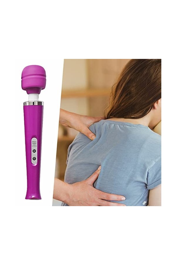 Bâton de massage à forte vibration à insertion directe chargeant un bâton de vibration femelle bâton AV produits pour adultes