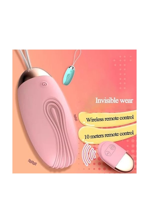 Pộîñt Ġ Oeuf Femme ??xtôy f???? S??? F?? œuf ?ibrant Femme ?li?oridien Díscret avec Télécommande, òéuf Vîbròmàśśeūrs Femín