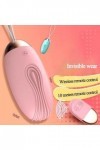 Pộîñt Ġ Oeuf Femme ??xtôy f???? S??? F?? œuf ?ibrant Femme ?li?oridien Díscret avec Télécommande, òéuf Vîbròmàśśeūrs Femín