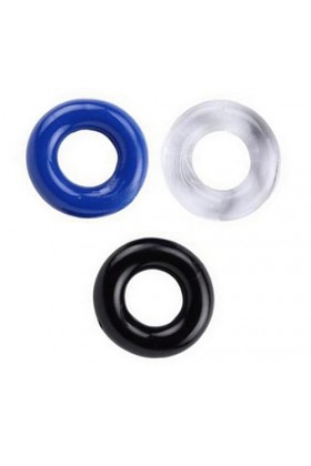 Anneau de vibrant et durable pour Couple Retard Stimulation Anneaux de tennis pour hommes Erection Six Toy Kit pour homme Cou