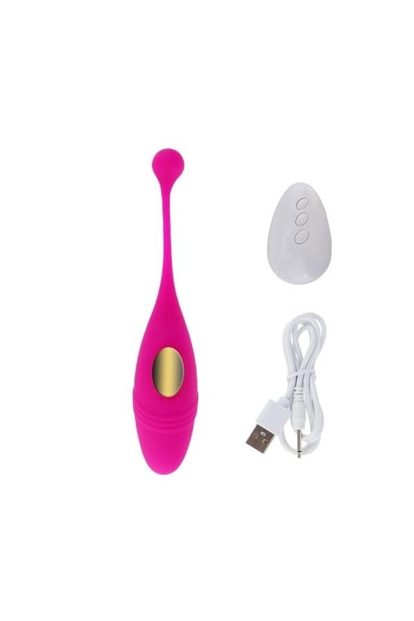 Vibreur Vibromasseur à balle dœuf vibrant puissant, télécommande à plusieurs vitesses, point G, jouets sexuels pour adultes,