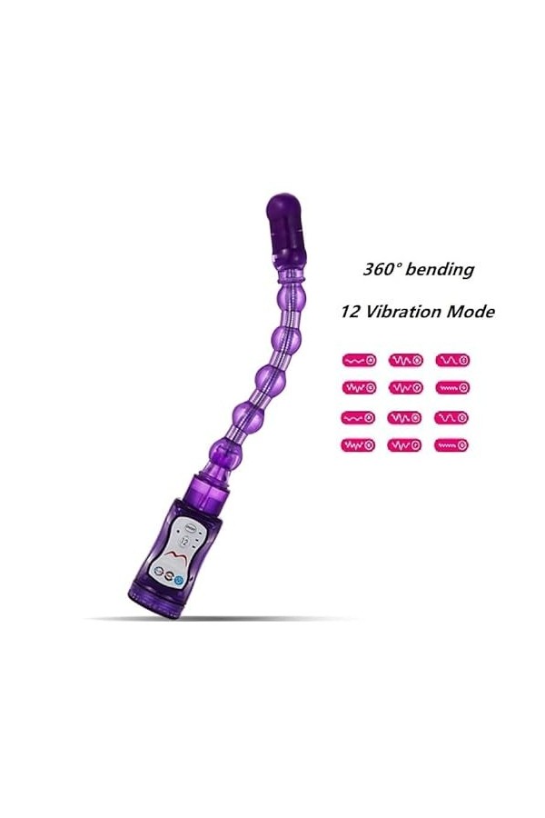 Vibromasseur anal Sextoyse Couple Plaisir,Sex Toyes Prostate Toys Pour Pour Femme Silicone Vibromasseur a Distance Suceur Cli