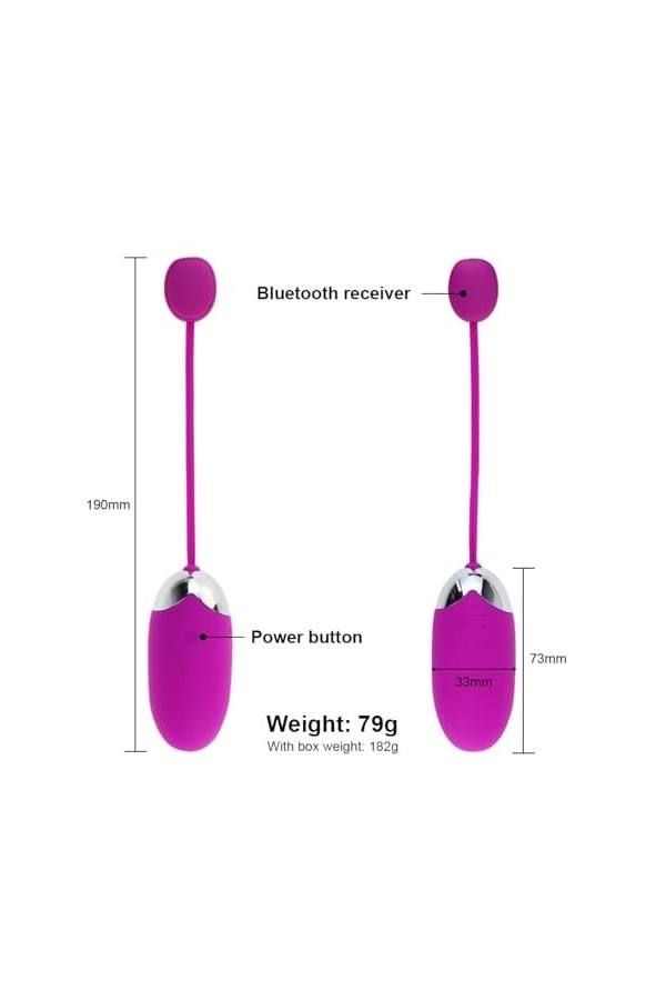 Vibreur Vibromasseur 12 fréquences, Massage du point G, gel de silice, application, télécommande, connexion Bluetooth, joli a