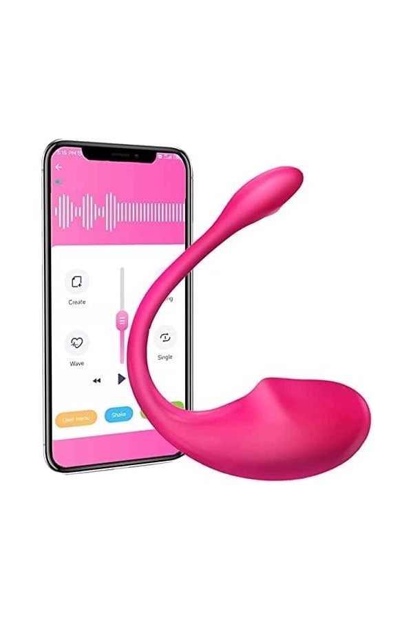 Mini oẹûf Oeuf Vibrant Connecté Telephone App oeuf vibrant femme sans fil application Vibromasseür Femme Clitoridien