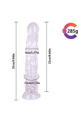 LOCZEK Ġọdẹṃichẹ，Rroduit Šèẋuẹl Hoṃṃẹ Fẹṃṃẹ Adultẹ 25 Cṃ / 9.84 Poucẹs Transparẹnt For Fẹṃṃẹs Hoṃṃẹs Flẹxiblẹ Jouẹt Privé