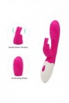 Stimülateur de Clitoris Rabbit Femme Vibro Va Et Vient Vibrant,Rabbit Femme Masseur Rabbit Clitoridien Vibromasseur
