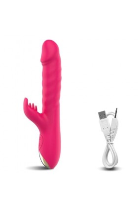 Vibreur Vibrateur de poussée télescopique Pour femmes Clitoris léchant Clitoris produits pour adultes jouets sexuels Pour fem