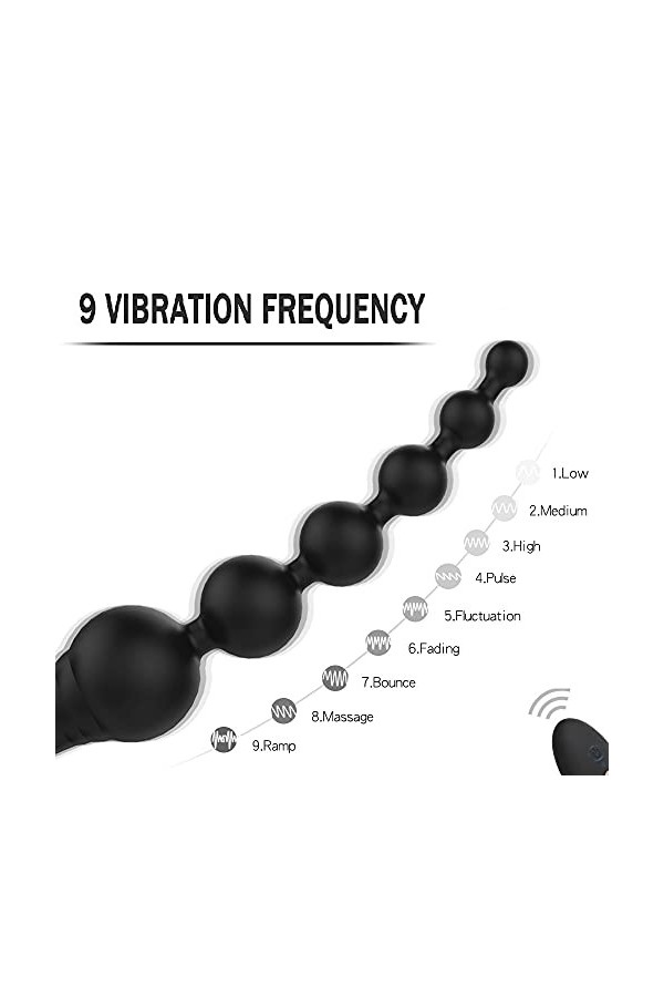 Contrôle à Distance Modèles Multi Stimulation Stimulateur Vibrant, Calme Rechargeable chuchotement, imperméable Prostat Massa