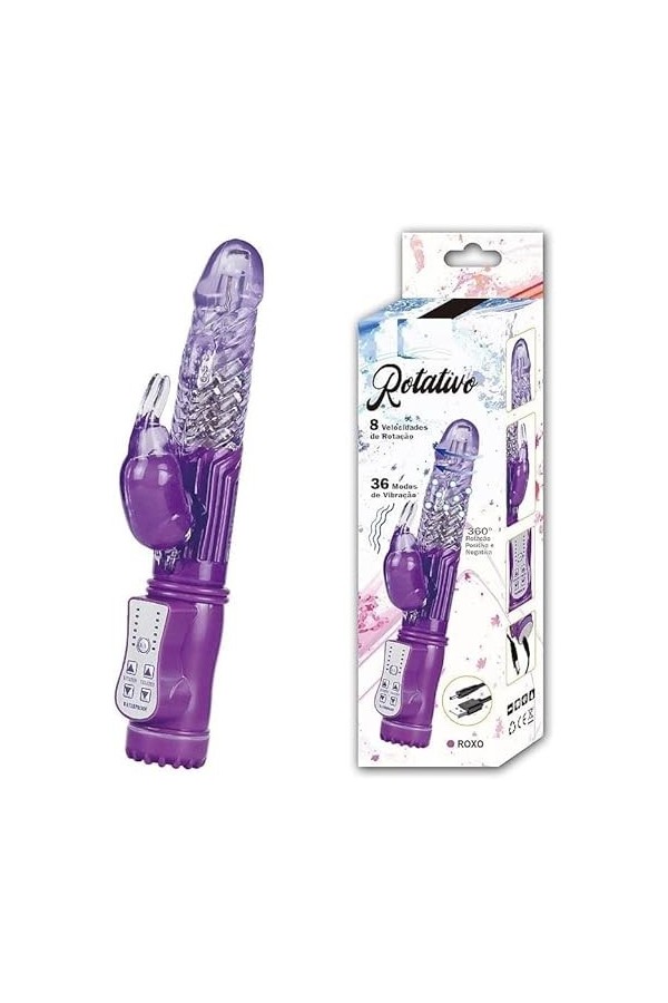Vibrateur Sexuel Rabbit avec 7 Modes de Vibration M-asseur portable,Vibr-ante Femme Go-des Vibrant Femme Realiste Point g Cli