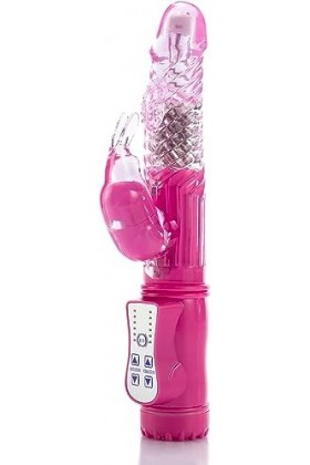 Vibrateur Sexuel Rabbit avec 7 Modes de Vibration M-asseur portable,Femme Go-des Vibrant Femme Realiste Point g Clit-orid-ien
