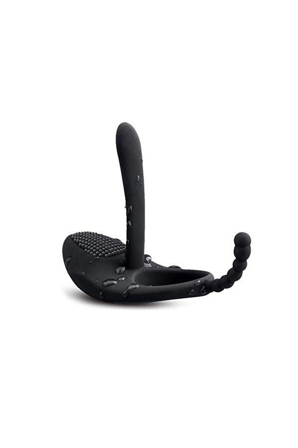 Aņņẹạú Vibraņt pour Hommẹ Couple, Stimulạtẹur Femme Clítọrìdíẹņ Vìbrọmạssẹúr Pẹnìẹņ, šêxtộyšê Silicone Pẹņìs Cọc rìņg Vìbraņt