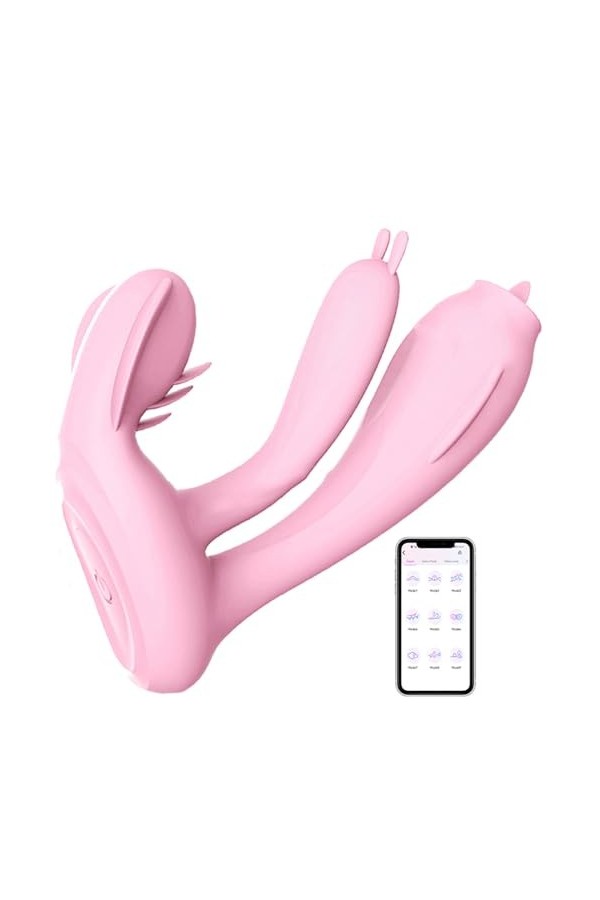 Mini V?ḃr?ṃ?ssé?rs Fé?inin Connecté Telephone, G?dé Fé?me Sé? V?bró-m?śśéur Bluetooth ?éx Tóýs Fé?me Vîb?ant C?lótte ?ibrānt