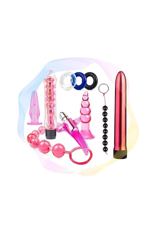 BioPljMáŝŝagḙr Pour Fémmé & Hómmé 10 Piece Bedroom Exercise Equipment Set, L htwe ht And Portable Pink D573