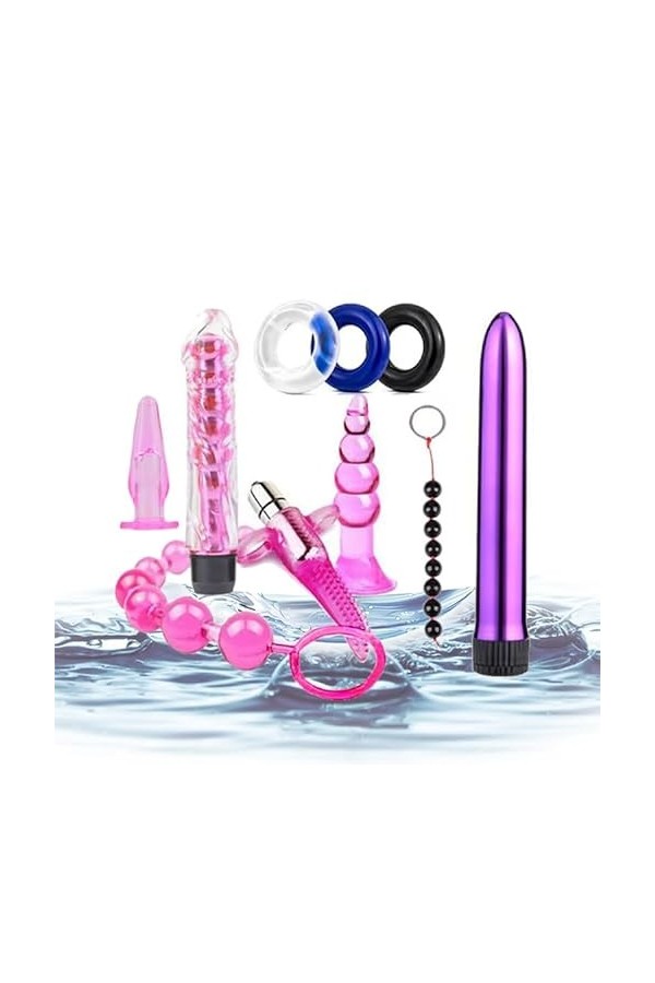BioPljEnsemble de Massage Retardé Vibrant Pour Chambre À Coucher Ŝéx Tóÿ Pour Femmes Ánàlé Plùg Set Silictoys Soft Plúg S?X D