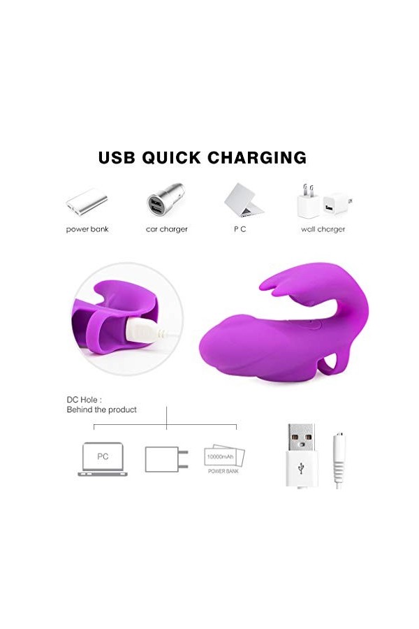 HytTer Dôigt Vîbrant Fémmé En Silicdoigt Vîbrant Sêxuêl Fémmé Vîbrö-Mássëúr Clítörìdíën Pöînt G Puissant Discret Vá Et Viënt