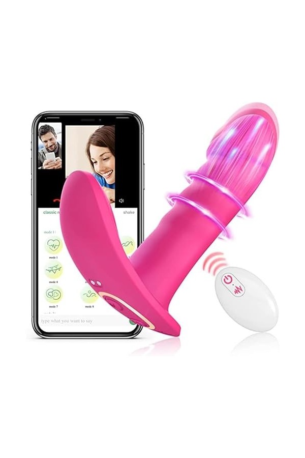 Œuf ?Ibrant Vîbrante Femme avec Telecommande sans Fil oeuf vibrant femme sans fil application ?înî ?è?f Vîbrant