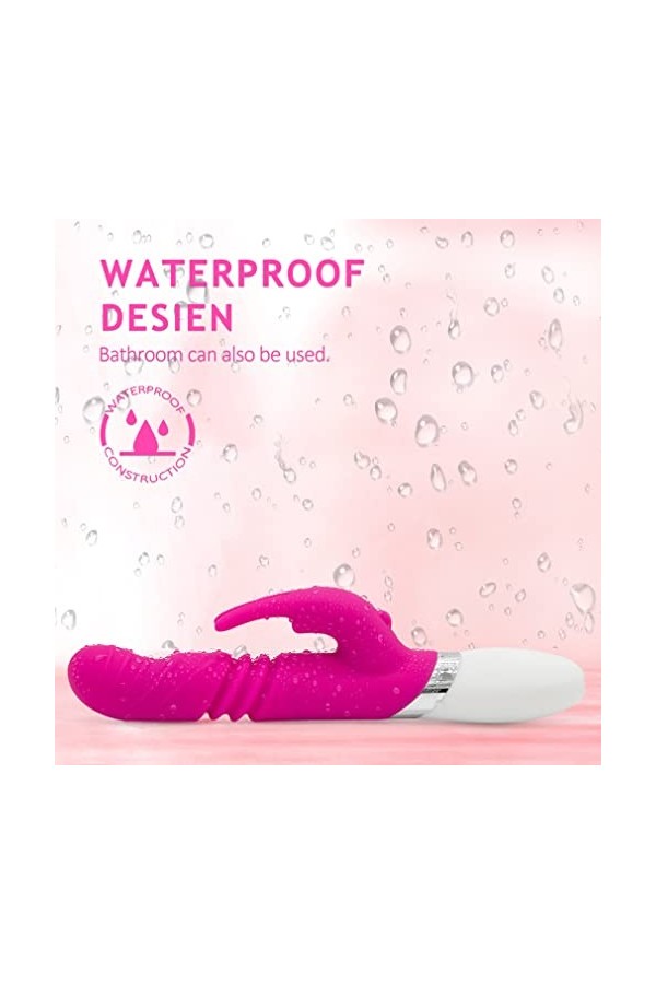 Rabbit vibromasseurs Vibromasseur Feminin stimulation du clitoris et du point G H02 Vîbrômâssêur Fémmé ôêüf Vîbrø Séxťøyse Pl