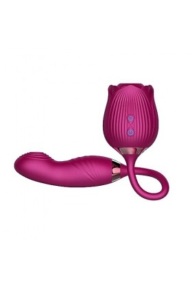 Vibromasseur succion avec œuf Vibrant,Vîbrant Femme Póīnt Ǵ̣ Rabbit Vîbró-masseur MaSSeur Portable,Entïèrement en Sïlïcone M