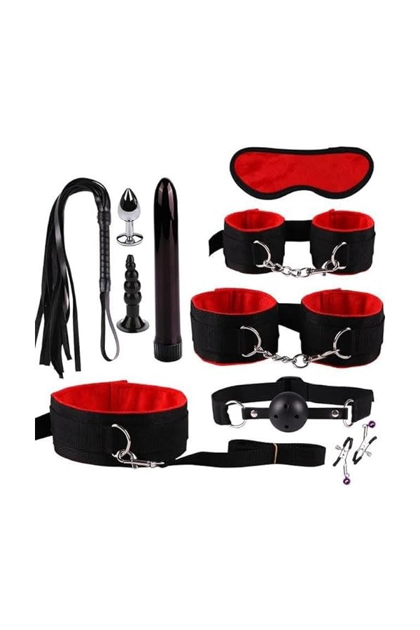 BioPljKit B`D`S`M Pour Chambre À Coucher Avec Sangle Romantique Ajustable D768