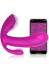Bluetooth APP ???? f???e Masseur Portable Sans Fil et femmes avec Télécommande Vocale de modes de Vîbratión Silicone Imperméa