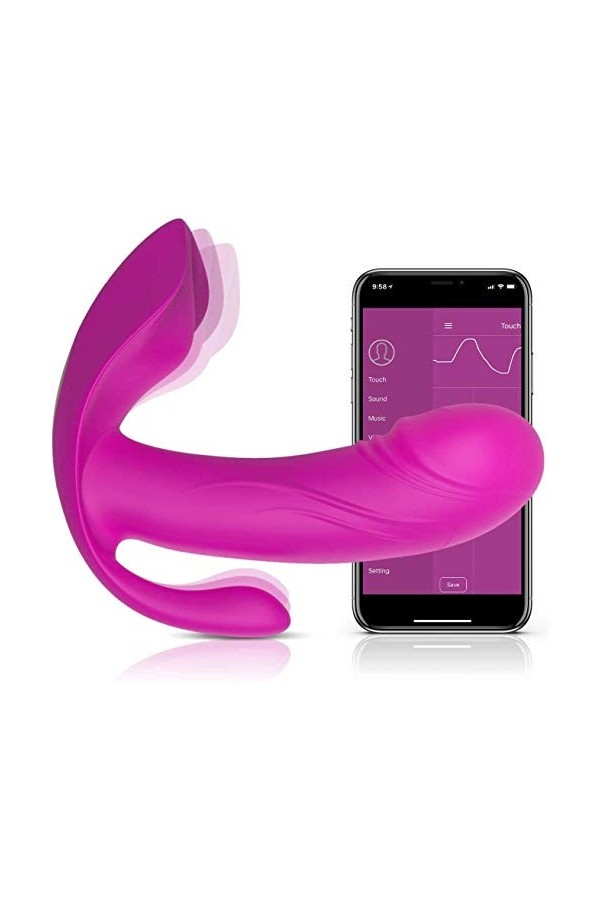 Oeuf Vibrant Bluetooth APP ???? f???e femme portable Lapin masseur pour femmes Vîbrátěur Vîbrátěur pour femmes étanche Pu????