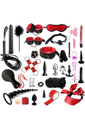 BioPlj35Pcs B?Ṉdage Sṃ Cosplay Pour Couple Kit S?Xy Ad?Lte B?Dāgers Set S?Ngle B?Ndled B?Nding T??? Massage Ad?Lt S&Ervitude 