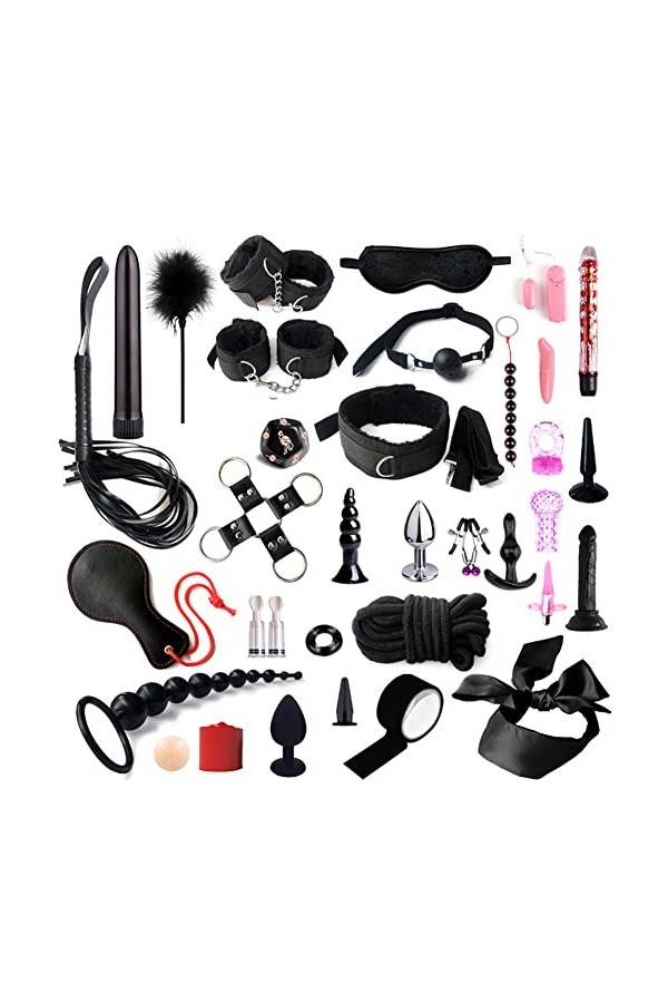 BioPlj35Pcs B?Ṉdage Sṃ Cosplay Pour Couple Kit S?Xy Ad?Lte B?Dāgers Set S?Ngle B?Ndled B?Nding T??? Massage Ad?Lt S&Ervitude