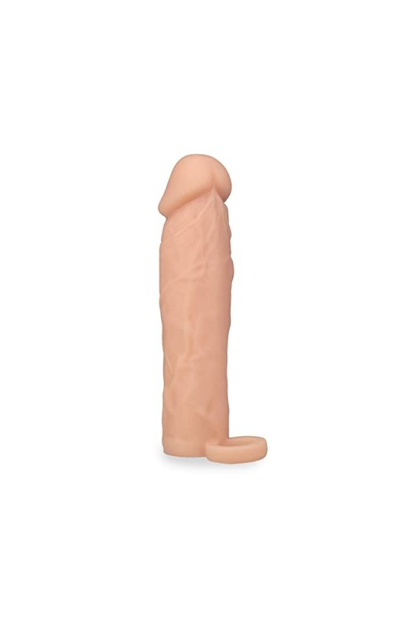 Gaine pénis pour homme réaliste en silicone médical 18,0cm - etui penien - extenseur prolongateur rallonge pénis