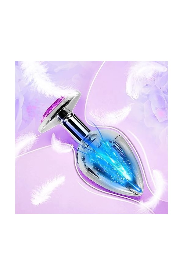 KK10-Produits En Acier Inoxydable Exquis Et Lisses -3 Pièces En 3 Tailles Violette Ḁṉ&ḁl ṕlṳ&g ḁṉ&ḁlḙ fḙm-mḙ ṕrôṧ&ṱḁṱḙ ḏḙḇṳ