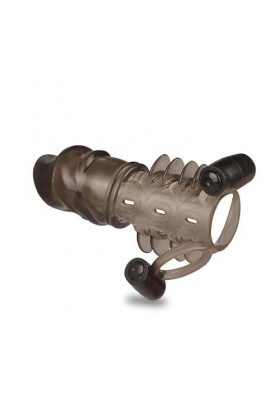 Gaine pour Extension de Pénis PréServatifs Masculins RéAlistes à Grosses Particules Le Silicone Souple à Double Bouche Peut P