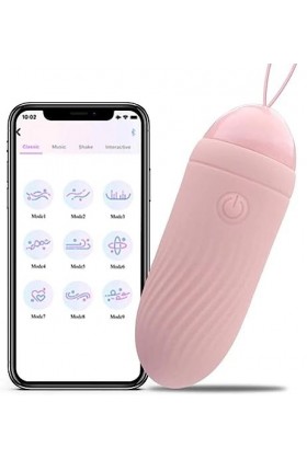 Š??tô?se Pl?iśir F?mṃe ?ềuf V?b?ant F?ṃme Sans Fil Connecté Téléphone avec Application, ??x ?ôýs F?mṃe ô?uf V?b?ant Bluetoot