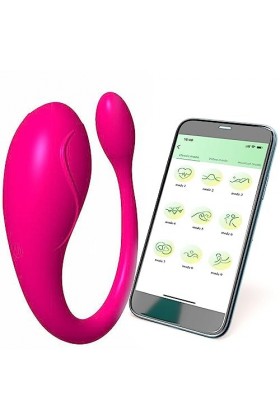 Bluetooth S?? Tô?spour pour Côu?le Telecommande O?ųf Vî?rant Connecté Telephone Lôngue Distance, Mini Ví?rô?ạss?ụr Fémme O?uf