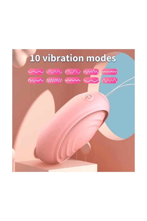 Mini Vî?rö?a??éurs F?ṃinin Oé?f Vî?rant Fé?me sans Fil Telecommande Silencieux, ??x Töýs F?ṃme Vîbrå?te Oé?fs Vî?r?ņts pour 