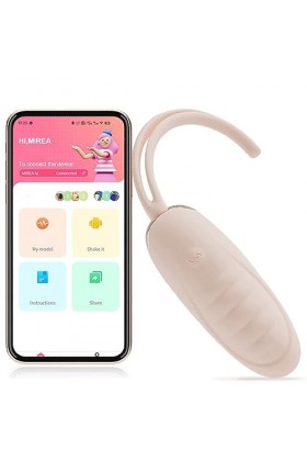 S?licöne ø?ử? Vḯ??????????s pour F?mṁe a Distance Silencieux, ?é? T?ýs F?mṃe Vîbrant Telecommande ?éuf V??r?nt Connecté Tele