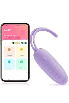 Bluetooth ?éuf V??r?nt Connecté Telephone a Distance Silencieux, S?licöne petit ?éuf ?ïb?o Mini ?ḯ?röm?śśe?rs F??inin Bluetoo