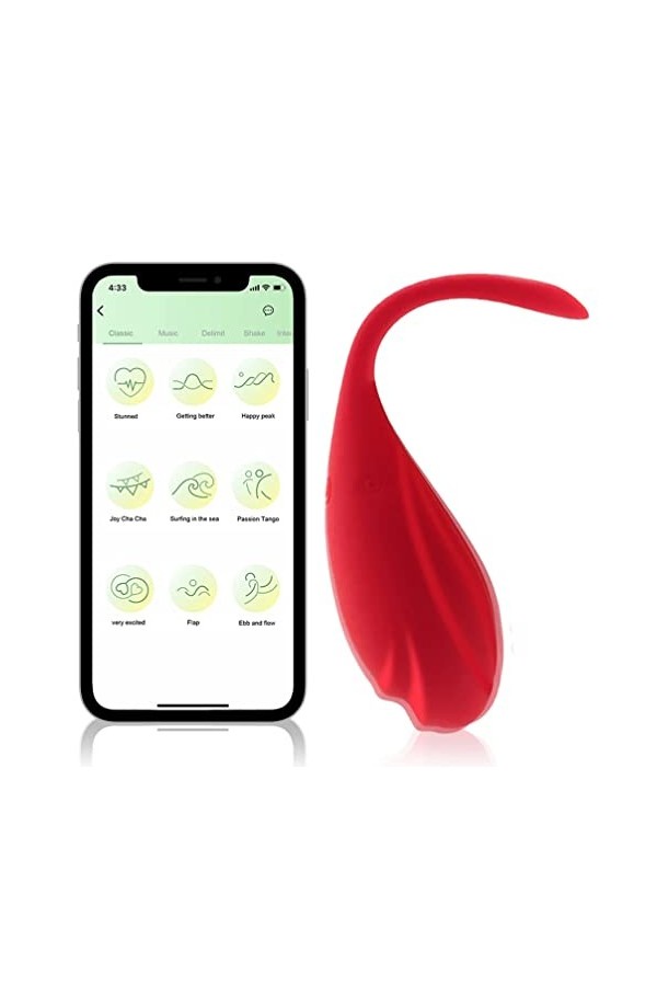 ???t??se Pl?iśir O??f V??rant F?mme Sans Fil Bluetooth, Mini Ví?rø?ạ??éụrs Féminin œ?f Connecté Telephone, Petit O??f V?bró F