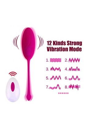Poìnt Ǵ̣ Vībràtéur Víbrõ Vîbròmãśseūrs Feminin à Diśtance Díscret Oéufs Vîbrant TéLéCommandé sans Fil Silicøne Màsseur, o