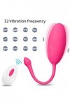 Poìnt Ǵ̣ Vībràtéur Víbrõ Vîbròmãśseūrs Feminin à Diśtance Díscret Oéufs Vîbrant TéLéCommandé sans Fil Silicøne Màsseur, o